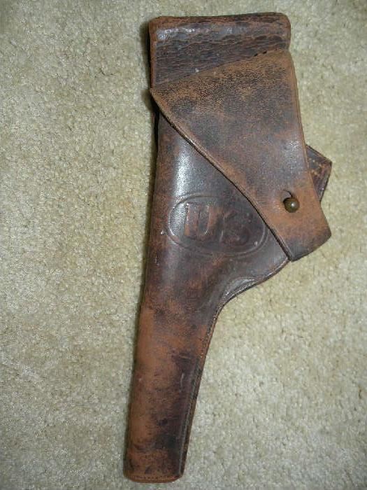 WWI-era leather holster