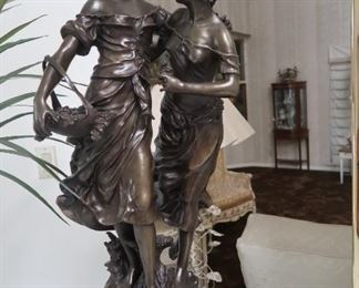 Auguste Moreau "Sisters" Bronze
