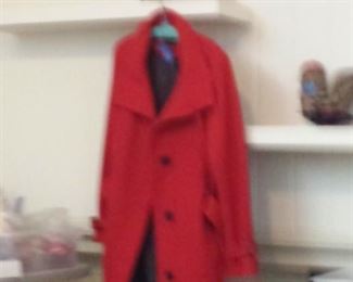 Wool Coat with Matching Hat