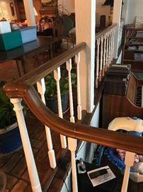 Hand made railing banisters 