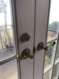 French doors and hardware
