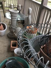 Lots of outdoor and garden decor