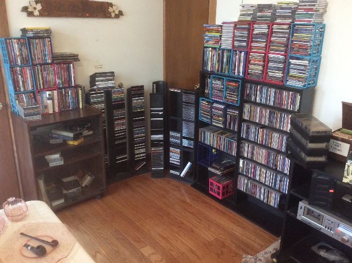 CDs and dvds