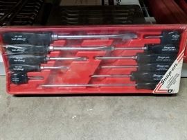 #520: Sealed Snap-on Tools 11 Piece Screw Driver Set Model SDTX111

