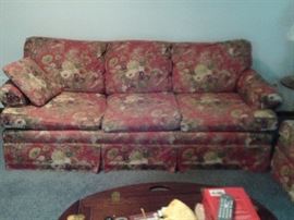 FLORAL THREE CUSHION SOFA $85.00