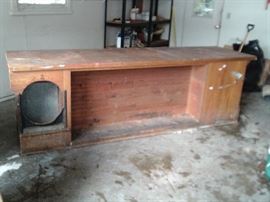 ANTIQUE COUNTER. $895.00