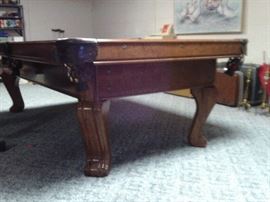 SLATE TOP POOL TABLE. $695.00