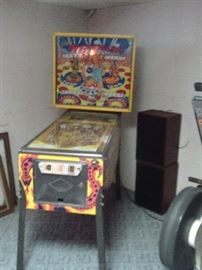 PINBALL WIZARD PINBALL MACHINE. $695.00