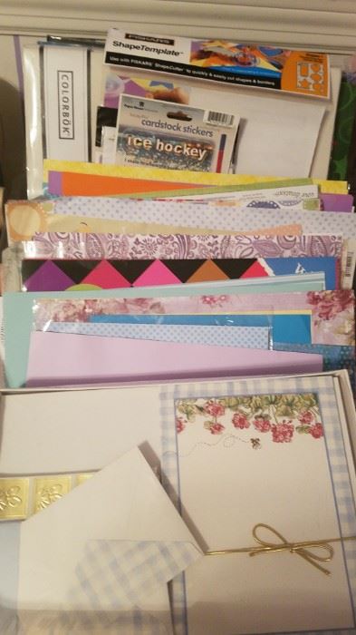 Scrapbooking, cards, stickers