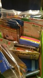 Pencils and classroom supplies