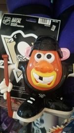 Mr. Potato Head ready for Hockey