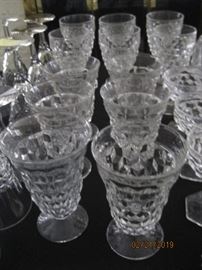 'American' pattern Glassware