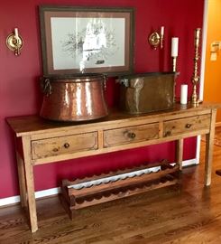 Antique English sideboard