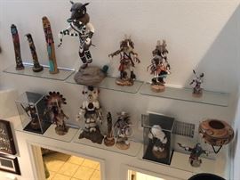 Numerous Kachinas