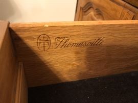 Thomasville Walnut China Cabinet	73x15x16in	HxWxD