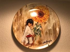 Many DeGrazia Plates  
