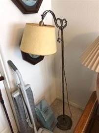 Antique Brass Floor Lamp 