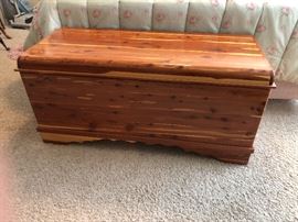 Cedar Blanket Chest    21x46x20in    HxWxD