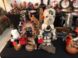 Many Authentic Native American Kachinas