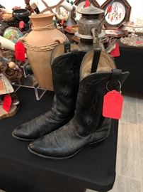 Dan Post Cowboy Boots 12D Leather   