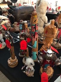 Many Authentic Native American Kachina