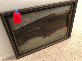 Antique Painting Original 