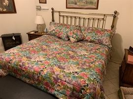 King Size Bed Mattress/Frame/Headboard/BoxSpring Sealy Posturepedic Second Century Ultima    49x80x82in    HxWxD