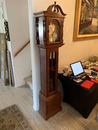 Emperor Grandfather Clock    75x16x10in    HxWxD