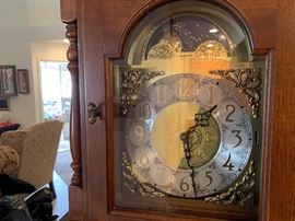 Emperor Grandfather Clock    75x16x10in    HxWxD
