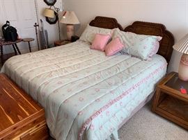 King Size Bed Mattress/Frame/Headboard/BoxSpring Sealy Posturepedic Second Century Ultima    49x80x82in    HxWxD