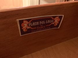 Plaza De Lago Walnut Gentlemens  Dresser    58x39x19in    HxWxD