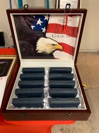US 50 State Quarter Collection in case 