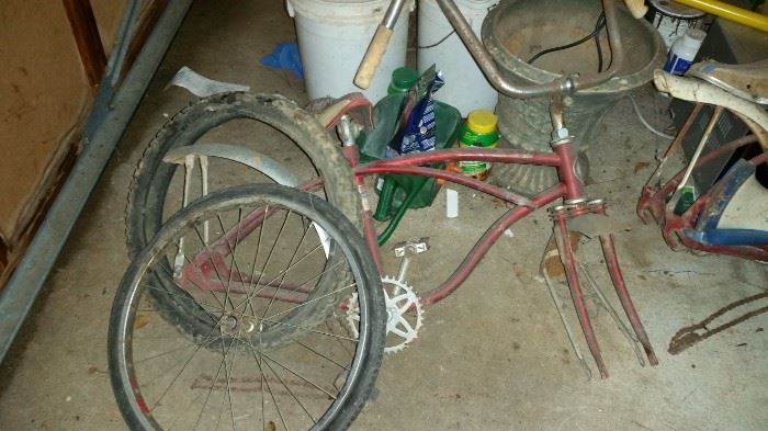 Two Vintage Bicycles