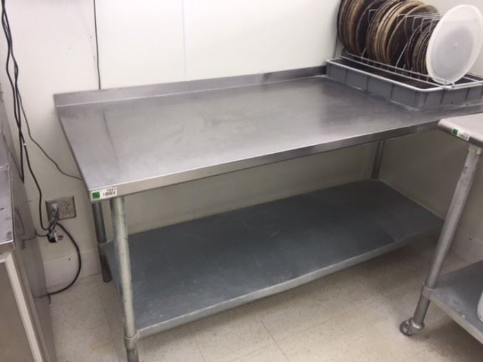 72x30 Stainless steel table