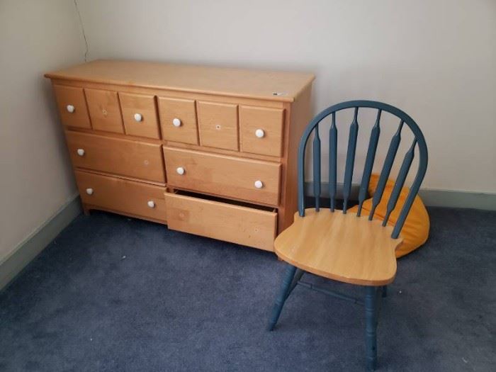 Dresser and chair