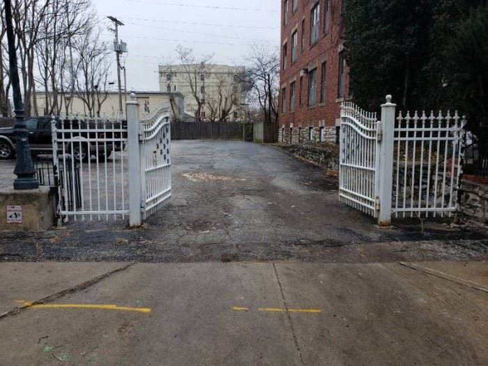 Metal Powered Entry Gate with Liftmaster control