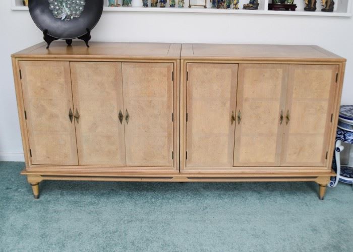 Mid Century Modern Sideboard / Buffet / Credenza by Mastercraft Furniture Co. (Approx. 63.75" L x 18" W x 31" H)  