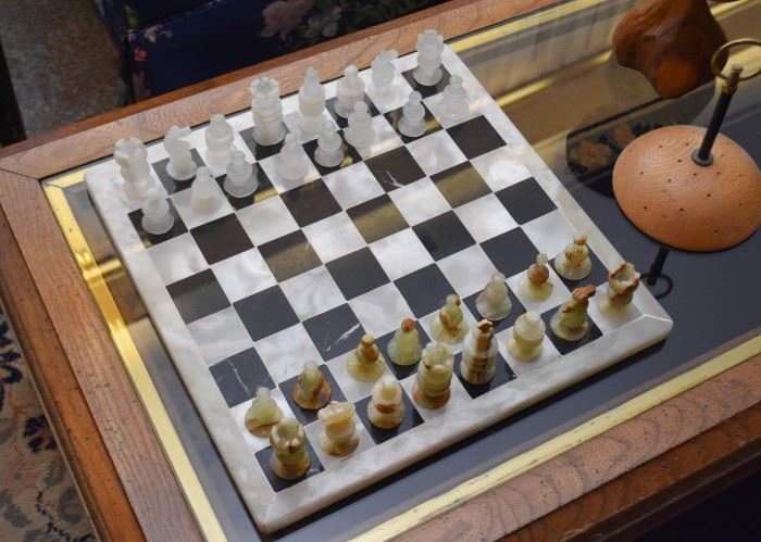 Stone Chess Game / Chess Board