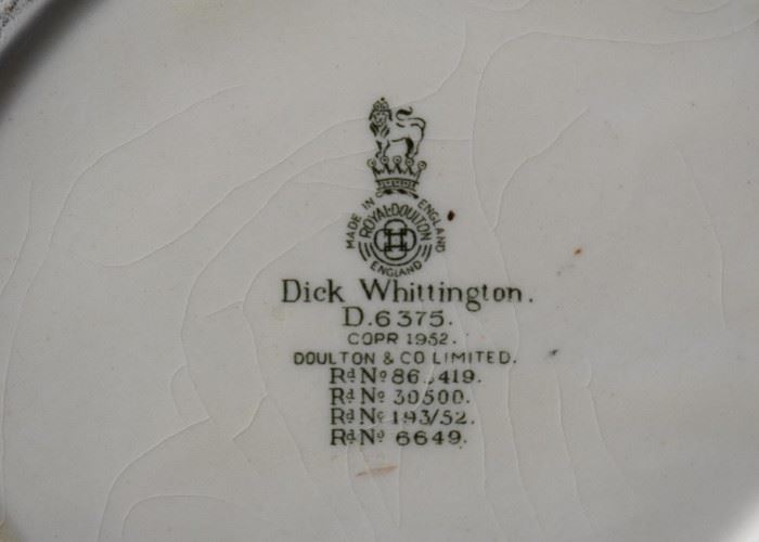 Royal Doulton Toby Mug, Dick Whittington (England)