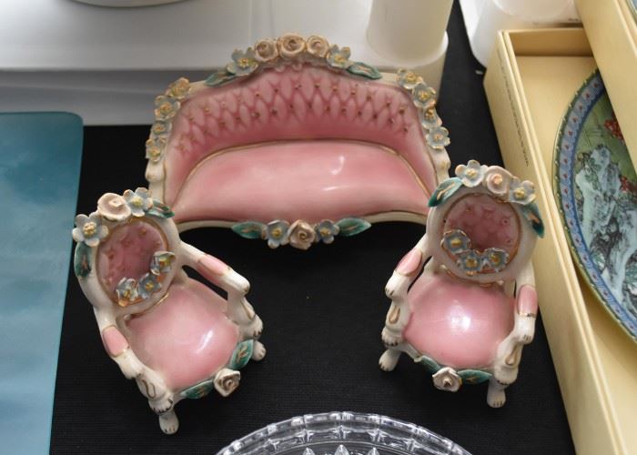 Porcelain Furniture Miniatures
