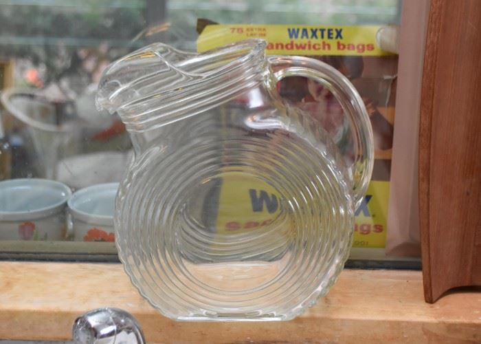 Vintage Glassware Pitcher