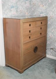 Mid-Century Highboy Chest of Drawers / Dresser by Albert Distinctive Modern Furniture (Approx. 40" L x 19.5" W x 44" H)