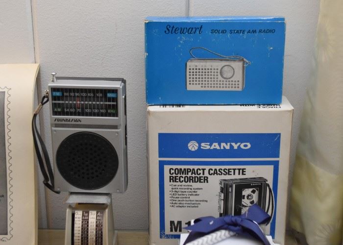 Vintage Radios, Sanyo Cassette Recorder