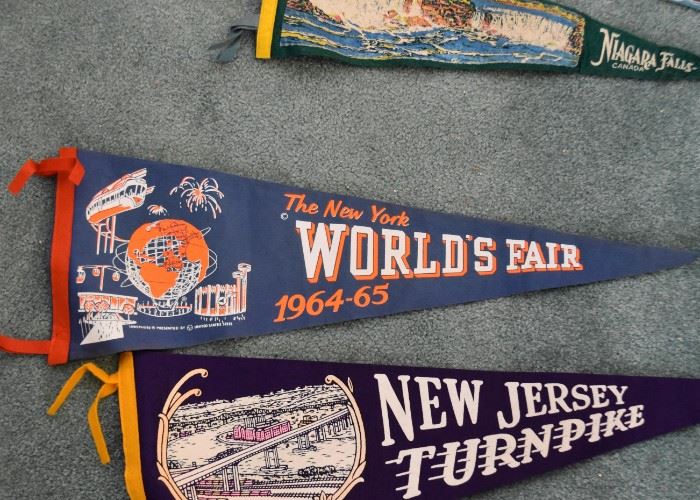 Vintage Pennants (New York World's Fair)