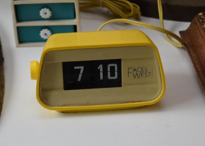 Vintage Yellow Alarm Clock