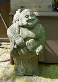 Concrete Happy Buddha Garden Statue