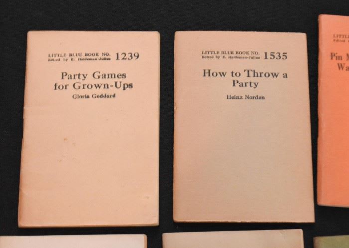 Vintage Little Blue Books (How-To Books)