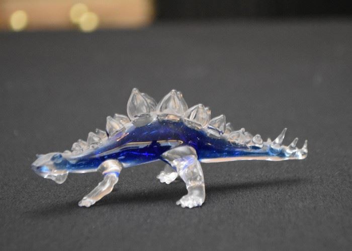 Miniature Glass Dinosaur