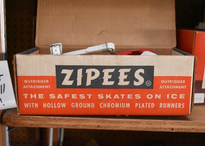 Vintage Zipees Ice Skates