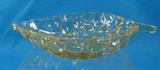 Fenton Amber glass, thumbprint patern, Leaf shaped dish.
Condition:Very Good
Size:4 1/2" x 6" x 1 "
Shipping:Yes